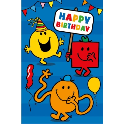 Image of Mr Men Birthday Card, Happy