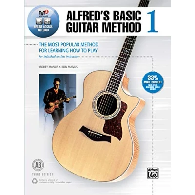 Image of Alfred&#039;S Basic Guitar Method 1 (Third Edition): The Most Popular for Learning How to Play: Play, Book &amp; Online Video/Audio/Software
