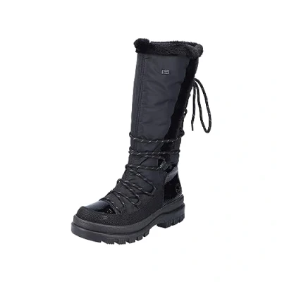 Image of Rieker Women&#039;s X9084 High Boots, Black, 5 UK