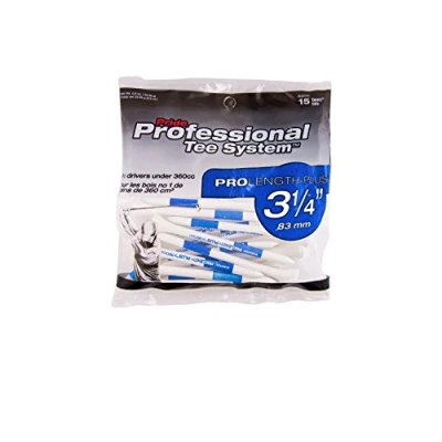 Image of Pride GOLF PTS 83 mm Wooden Tees Pack of 15, Blue