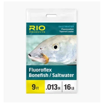 Image of Rio Saltwater Fluoroflex Leader, 9ft 16lb, 3 Pack
