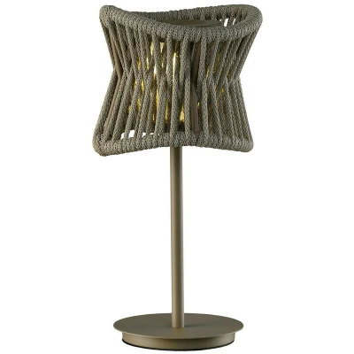 Image of Polinesia 19cm Table Lamp, 2W LED, 3000K, 170lm, IP44, Beige Oscu