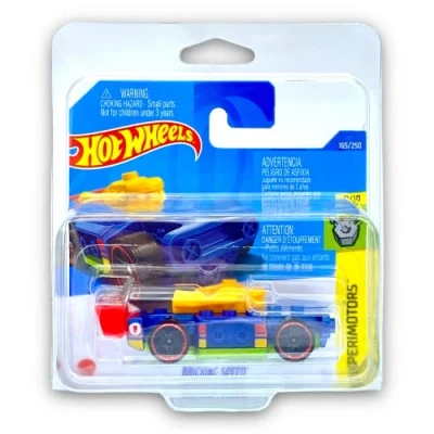 Image of Hot Wheels Bricking Speed (Multi Coloured) 9/10 Experimotors 2022 165/250 (Short Card) COMES IN A KLAS CAR KEEPER PROTECTIVE COLLECTORS CASE HCX30