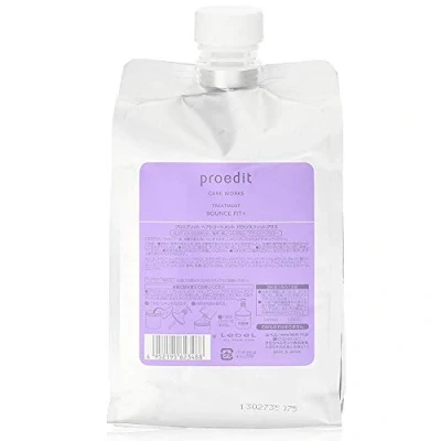Image of Lebel Proedit Care Works Treatment Bounce Fit Plus 1000ml Refill (Green Tea Set)