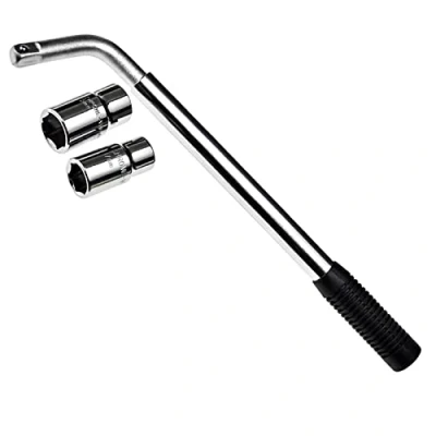 Image of E TECH Telescopic Wheel Brace Fits 17mm, 19mm, 21mm and 22mm nut/Bolt hex Sizes