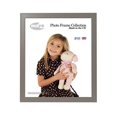 Image of Inov8 Framing British Made Photo Frame Value Dark Grey 12x10