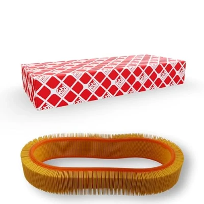 Image of 0020948704, 0030945404, A0020948704, A0030945404 Air Filter FEBI BILSTEIN 31445 84mm 407mm Insert MERCEDES BENZ: S Class Saloon, SL Convertible