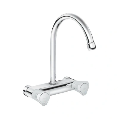 Image of Grohe Costa L Wall Sink Mixer Chrome (31186001)
