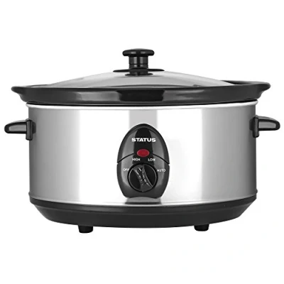 Image of Status 3.5 Litre Oval Slow Cooker Silver