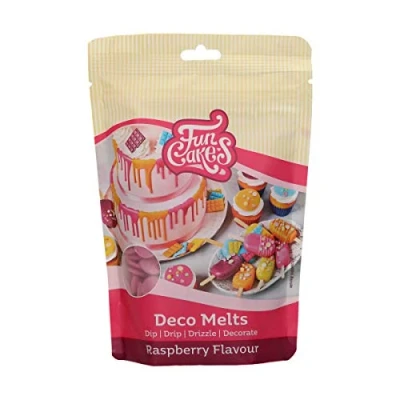 Image of FunCakes Deco Melts Raspberry Flavour, AZO Free, 250 g
