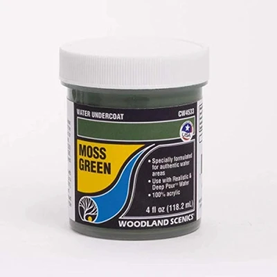Image of Woodland Scenics CW4533 Water Undercoat Moss Green (118.2ml)