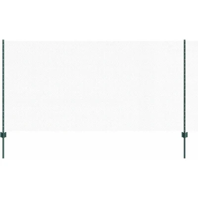 Image of vidaXL Fence Posts 5 pcs U Channel Green 120 cm Steel