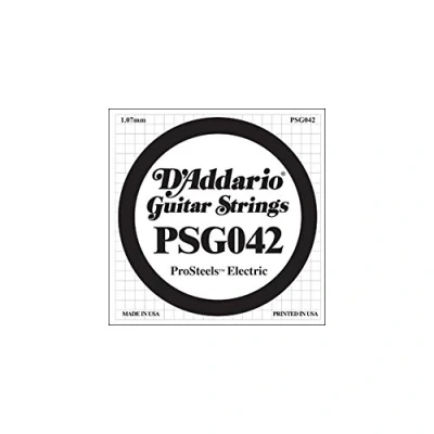 Image of D&#039;Addario PSG042 0.042 ProSteels Single String for Electric Guitar