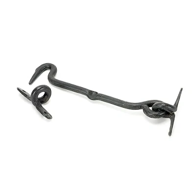 Image of From The Anvil External Beeswax 6 Inch Forged Cabin Hook