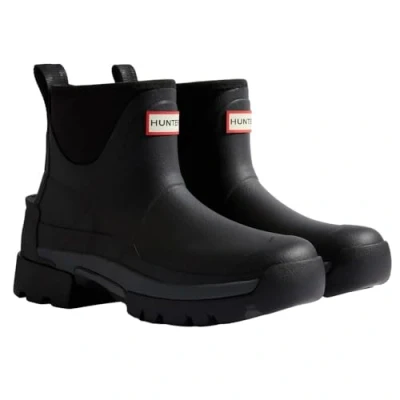 Image of Hunter Original Womens Balmoral Chelsea Hybrid BOOT Wellies, Women&#039;s, Size: 5, Black Synthetics/textile