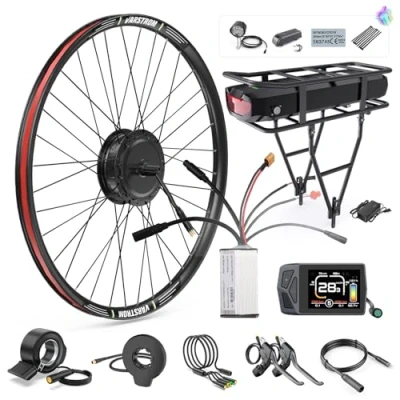 Image of Bafang Front Hub Motor Kit 48V 500W 26&quot; 28&quot;/29&quot;/700C Wheel Electric Bike Conversion with Optional Battery &amp; Display Ebike for Mountain Road eMTB