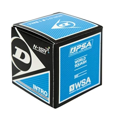 Image of DUNLOP Sports Intro Beginner Squash Ball, 12 Ball Box