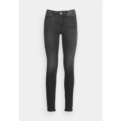 Image of Replay Luzien Pants Jeans Skinny Fit, Women&#039;s, Size: 24x28, Black