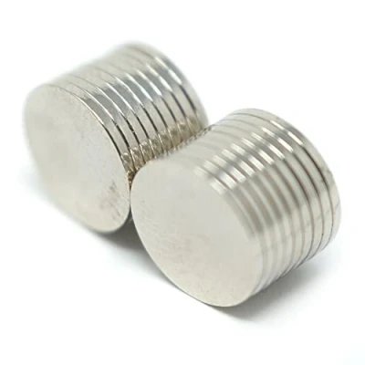 Image of N42 Neodymium Disc Magnet 3/8 in. dia x 1/32 thick 0.86lbs Pull (Pack of 20)