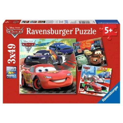 Image of Ravensburger Disney Cars 2 Jigsaw Puzzle (3 x 49 Pieces)