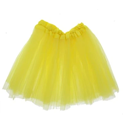 Image of Zac&#039;s Alter Ego Yellow Lady Girls Women Tutu Skirt Fancy Dress Party Hen Fairy Princess Halloween