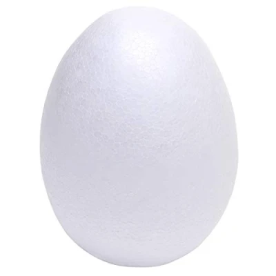 Image of Craftmill Solid Polystyrene Eggs 10cm / 100mm Box of (50)