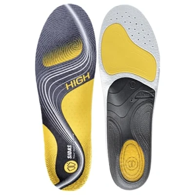 Image of Sidas 3FEET Activ&#039; High Insoles Yellow/Black, L: 8 9