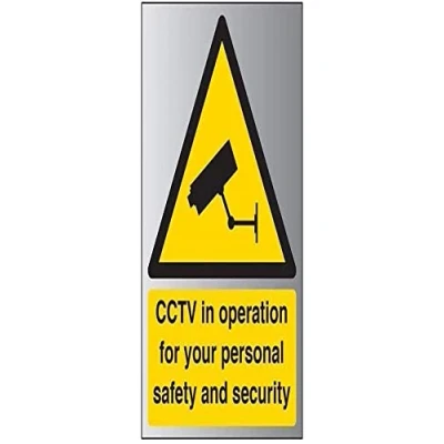 Image of V Safety CCTV In OPERATION FOR Your Personal Safety… Sign 150mm x 200mm 1.6mm Alu Rigid Plastic
