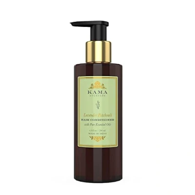Image of Kama Ayurveda Lavender Patchouli Hair Conditioner with Pure Essential Oils of Lavnder and Patchouli, 200ml