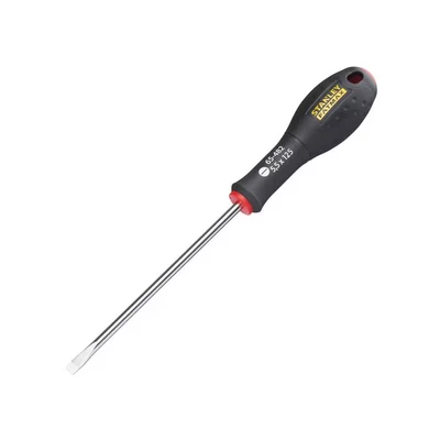 Image of Stanley Fat Max Screwdriver Flared 5.5X125Mm Black And Red