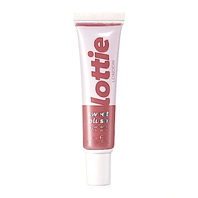 Image of Lottie London Sweet Blush in Soft Rose, Buildable, blendable and lightweight liquid blusher, seamless blending for a natural dewy finish