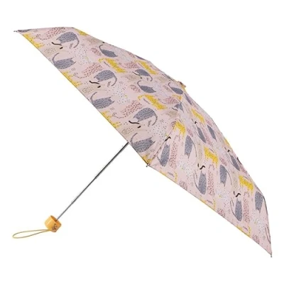 Image of Totes ECO BRELLA® Compact Round Dotty Cat
