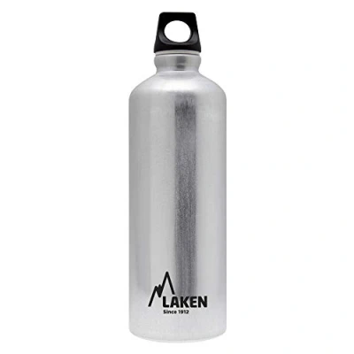 Image of LAKEN Futura Water Bottle with Narrow Mouth, Single Wall Lightweight Aluminum BPA Free, Leak Proof Screw Cap, 0.75L,