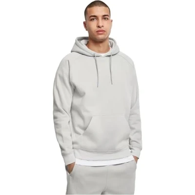 Image of Urban Classics Blank Hoodie, Men&#039;s, Size: 4XL, Lightasphalt