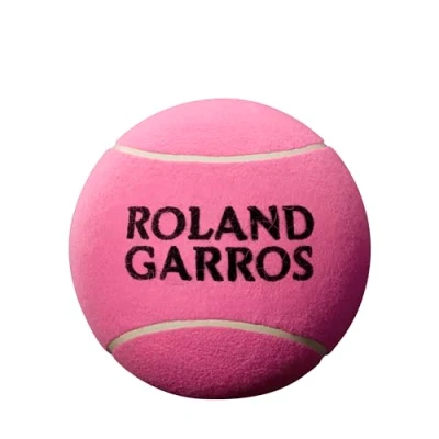 Image of Wilson Unisex Adult Roland Garros Mini Tennis Ball, Pink, Jumbo