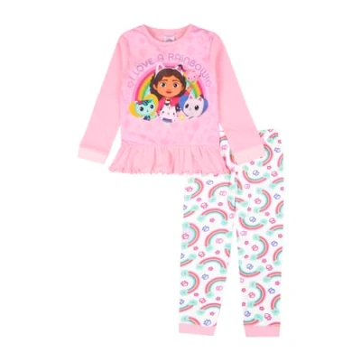Image of Gabby&#039;s Dollhouse Girls Pyjamas Long Doll For Kids Official Gifts Pink