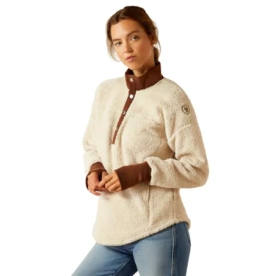 Image of Ariat Women&#039;s Doyen Sweatshirt, Natural/Soft Silt, XL
