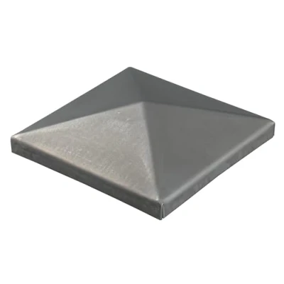 Image of Alberts 866952 Post cap for square metal posts welding steel 80 x mm set of 10