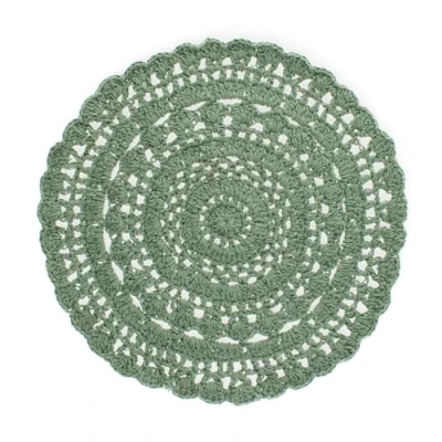 Image of Green Crochet placemat