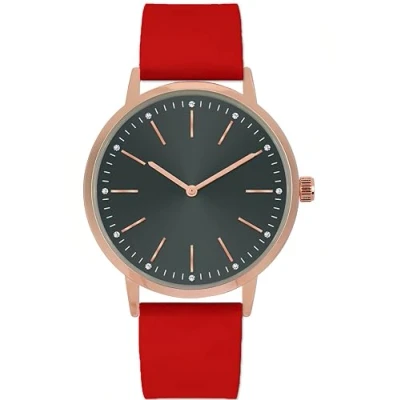 Image of Comtex Watch Women&#039;s Red Silicone Simulated Quartz Digital Band Waterproof Sports Girls Youth Children&#039;s Watch, 1, Strap.