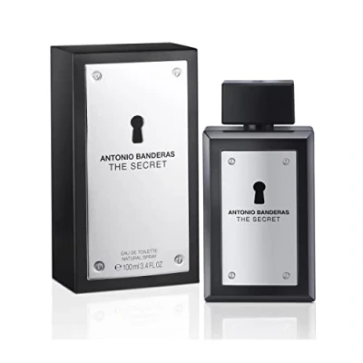 Image of Banderas Perfumes The Secret Eau de Toilette for Men Long Lasting Elegant, Sexy and Masculine Fragance Fruity Leather Notes Ideal Day Wear 100 ml
