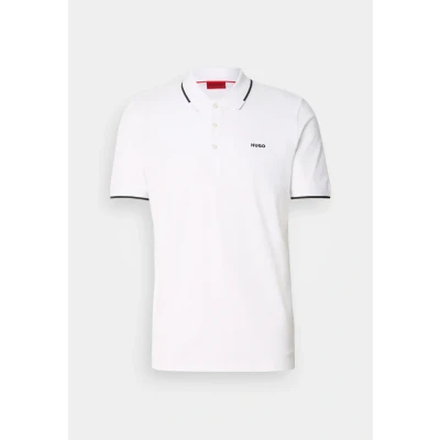 Image of HUGO Dinoso Polo shirt, Men&#039;s, Size: XL, White