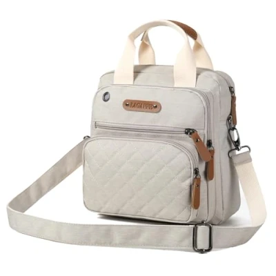 Image of Quality Canvas Designer Organizer Mini Multi function Baby Nappy Changing Bag Tote Messenger Backpack Grey