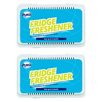 Image of Fridge Freshener 2 Pack Smelly Odour Eliminator/Deodoriser For Up To 6 Months