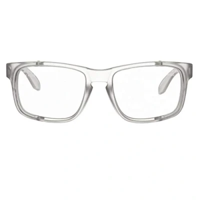 Image of voltX &#039;CRYSTAL&#039; Full lens Magnified Reading Safety Glasses UKCA &amp; CE EN166F certified (+3.0 Dioptre, Clear lens) Anti fog coated UV400