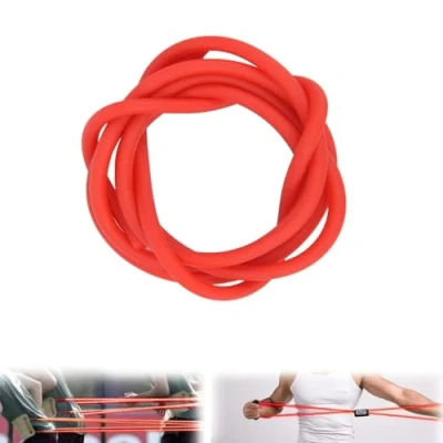 Image of 5M/16.40FT Length Natural Latex Tube Surgical Band Tubing Rubber Hose ID 1.7mm OD 4.5mm(Red)