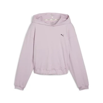 Image of Puma Studio Foundations Hoody Long sleeved top, Women&#039;s, Size: Large, Grape mist