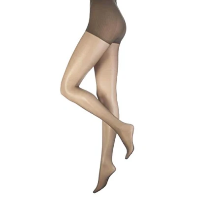 Image of Aristoc 10 Denier Ultra Shine Control Top Tights Small Vaguely Black