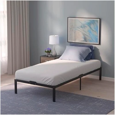 Image of Dreamzie Metal Single Bed Frame 90x190 with Storage 41cm Platform Sturdy and 20min Easy Assembly Frames Large