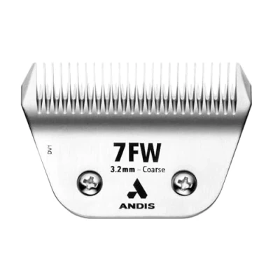 Image of Andis 561465 ceramicEDGE #7FW Coarse Wide Blade, Small Animal and Pet Grooming, Detachable Replacement Long Lasting, Stainless Steel